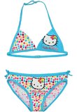 Costum de baie, Hello Kitty, cu buline multicolore