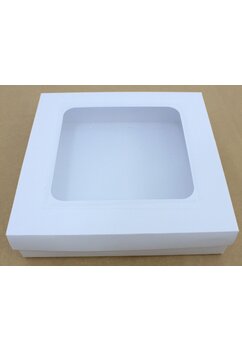 Cutie de hartie, alb, 30 x 7 x 30 cm