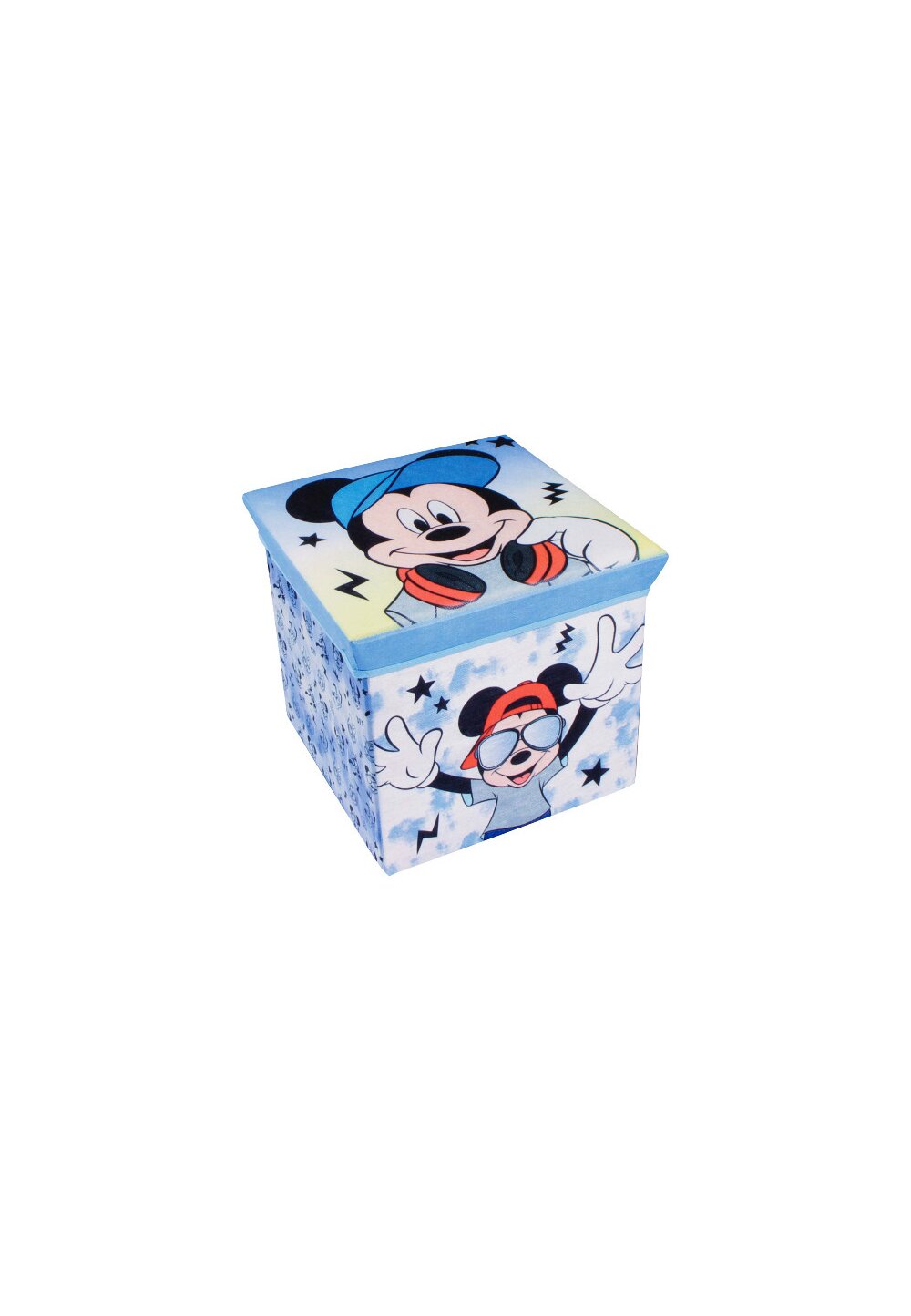 Cutie depozitare, Mickey Mouse, albastra cu stelute