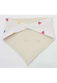 Esarfa tip baveta, muselina, doua fete, Inimi si barcute