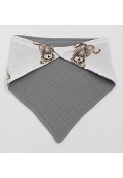 Esarfa tip baveta, muselina, doua fete, Martinel