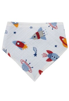 Esarfa tip baveta, muselina, doua fete, Rachete