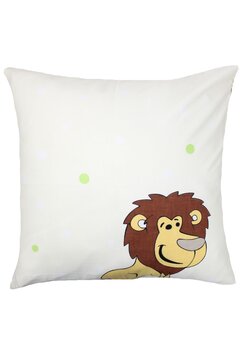 Fata de perna, bumbac, Prichindel, animalute, 40x40cm, multicolor