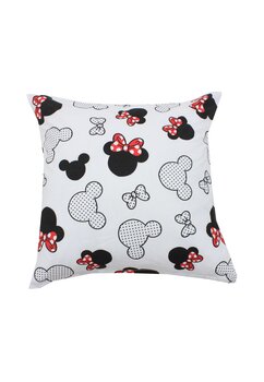 Fata de perna, fundite rosii, bumbac, 40x40cm, multicolor