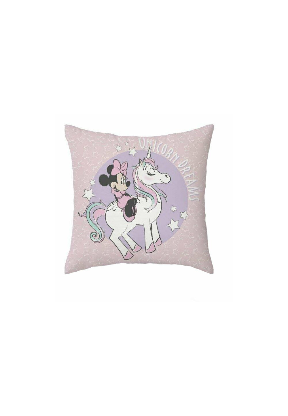 Fata perna, Minnie Unicorn Dreams, roz, 40x40 cm
