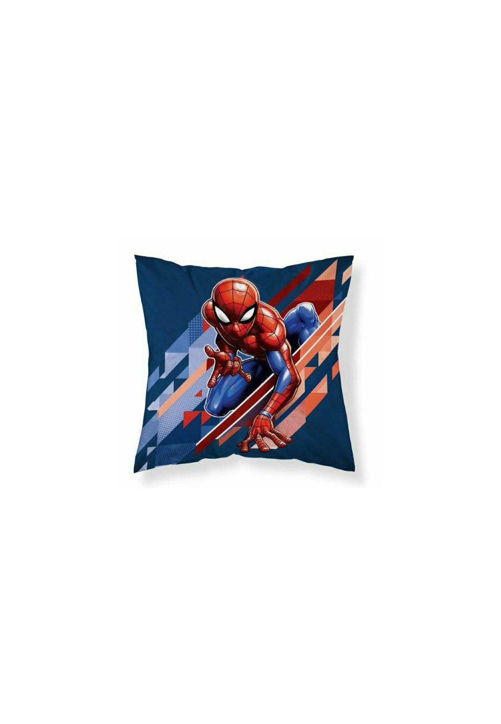 Fata perna, Spider Man, albastru cu rosu, 40x40 cm