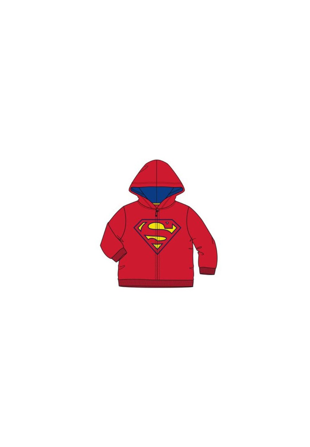 Geaca fleece, Superman, rosie
