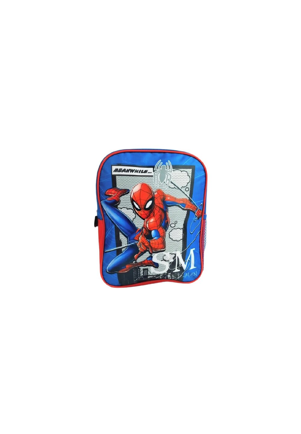 Ghiozdan Spider Man, S-M, albastru, 32x26x10cm