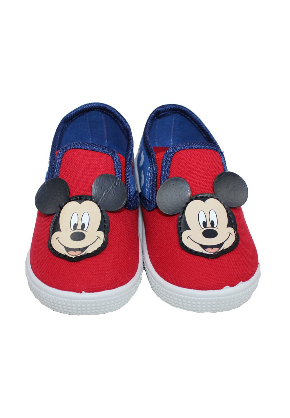 Incaltaminte panza, Mickey Mouse, rosu cu albastru