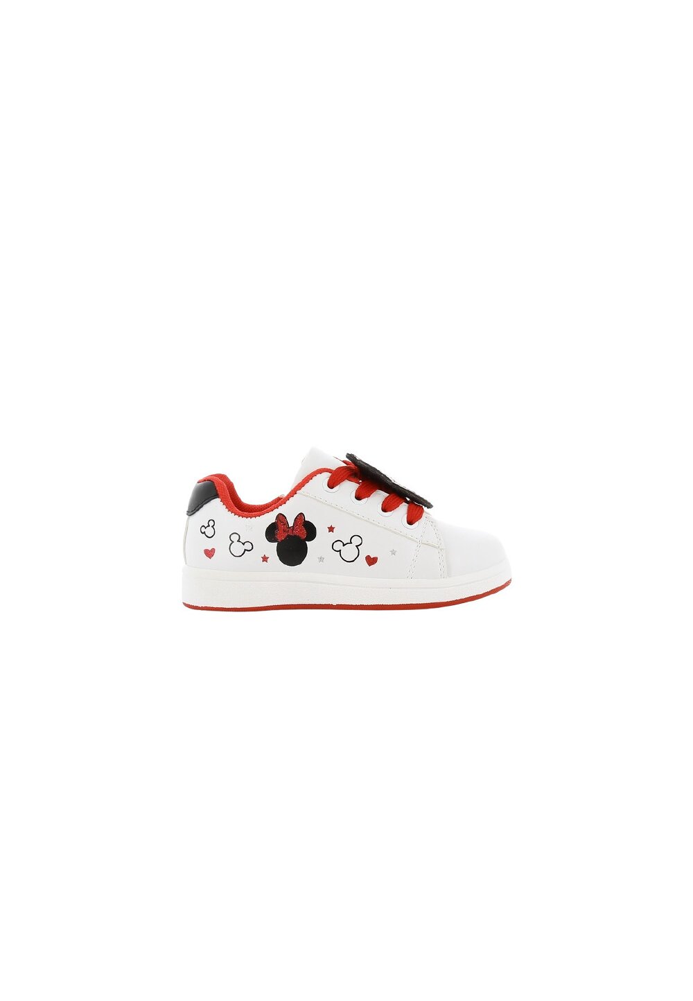 Incaltaminte sport, Minnie, albe cu figurine