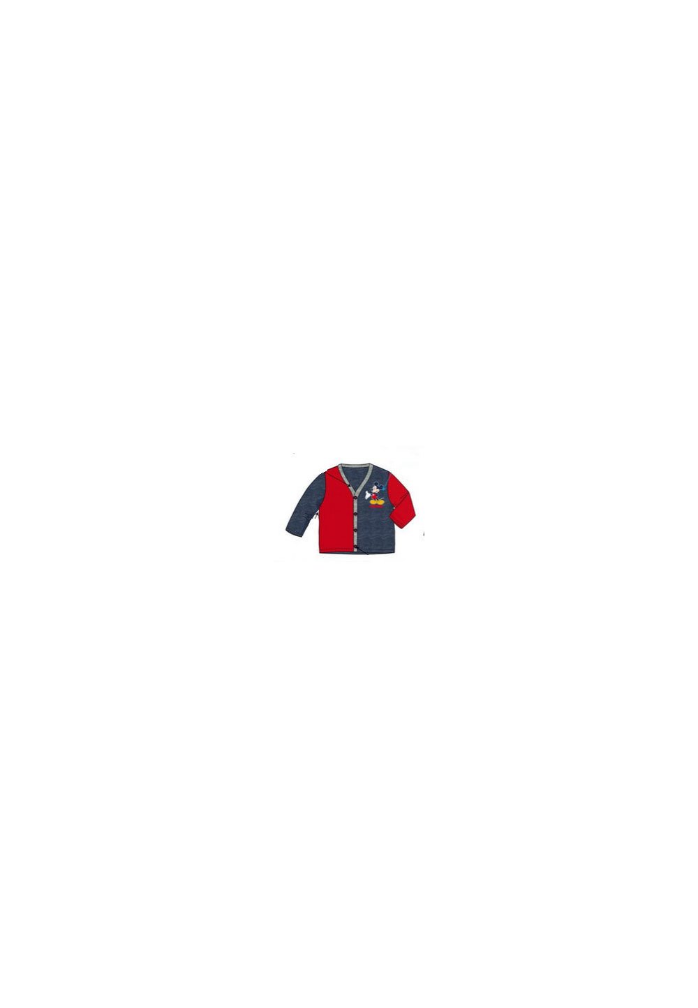 Jerseu Mickey Rosu cu Gri NH00060