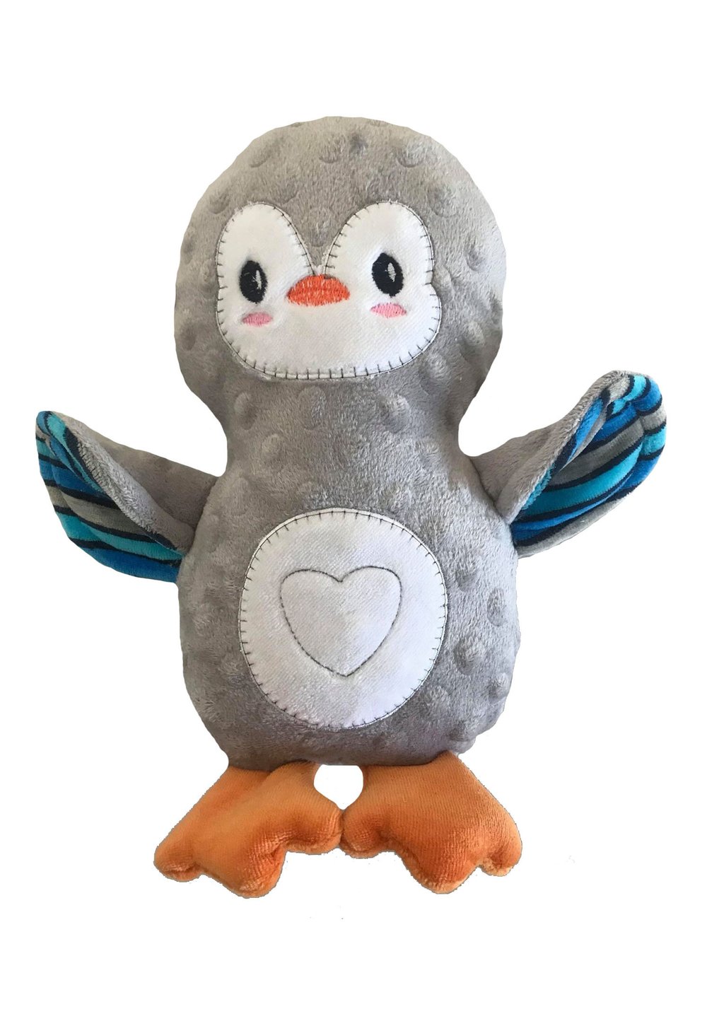 Jucarie plus, pinguin, gri