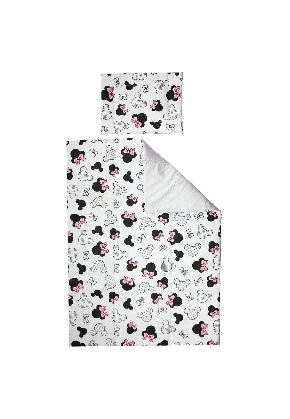 Lenjerie 2 piese, Prichindel, Minnie, gri, 120x60cm