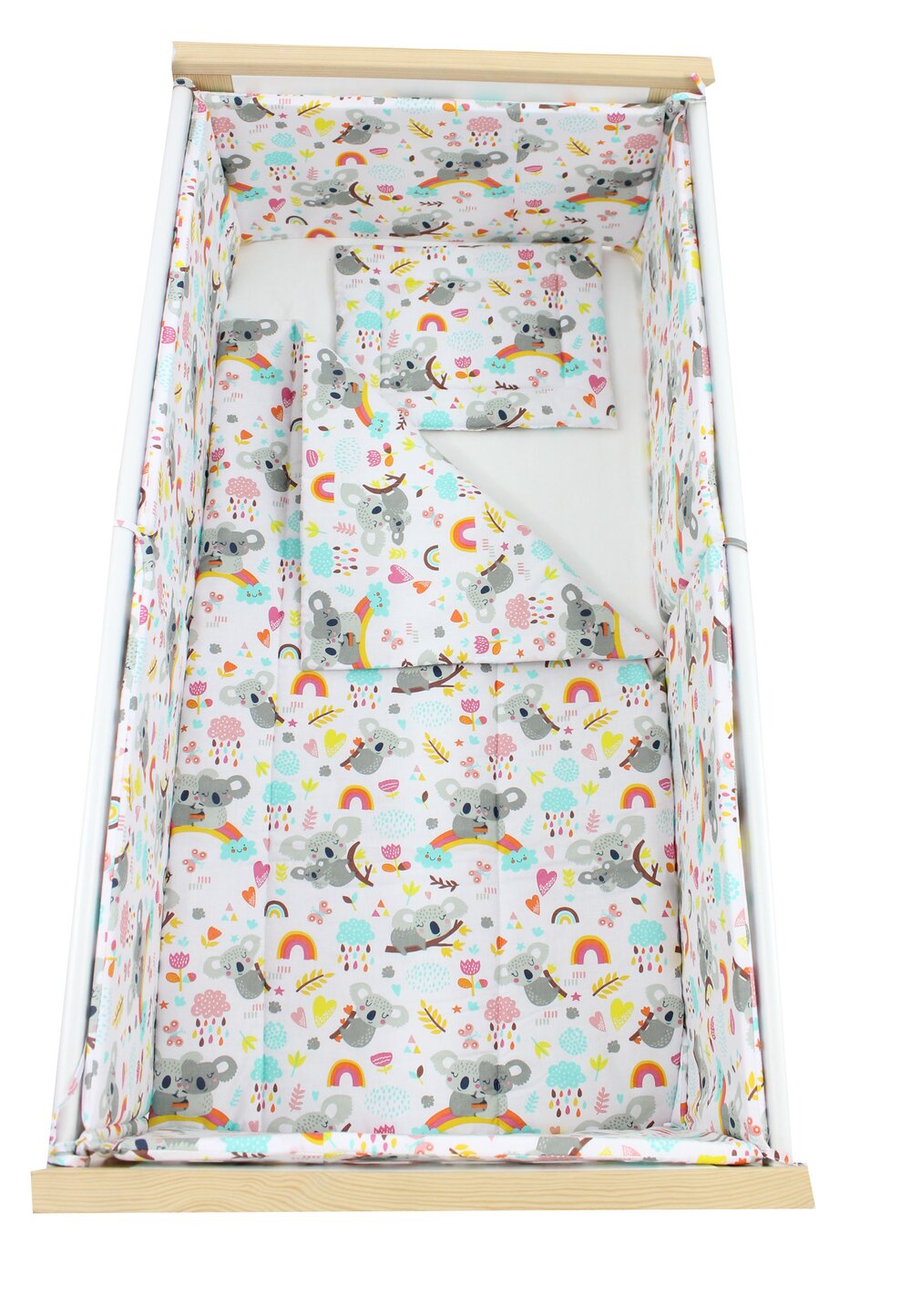 Lenjerie 5 piese, Prichindel, Ursulet Koala,120x60cm