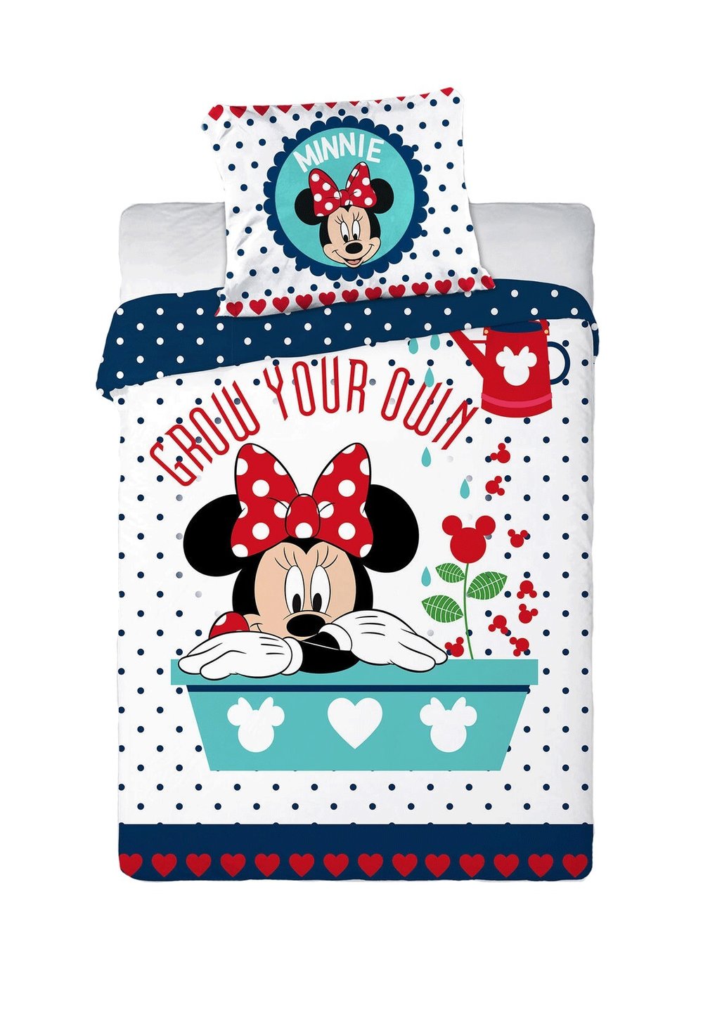 Lenjerie de pat, grow your own, Minnie, 100 x 135