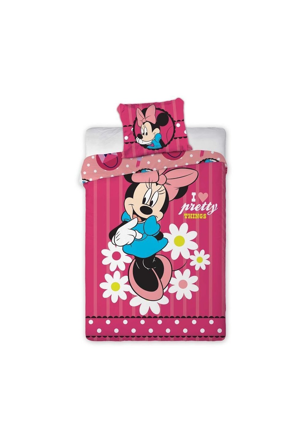 Lenjerie de pat, Minnie, I love pretty things, 160x200cm