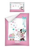 Lenjerie de pat, Minnie Mouse, roz, what a doll, 100x135 cm