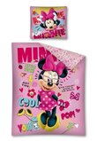 Lenjerie de pat, Minnie Mouse, style icon, roz 160 x 200 cm