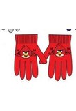 Manusi cu degete, Angry Birds, 3-7ani, rosii
