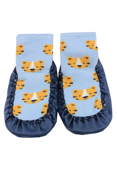 Mocasini, 80% bumbac, Alex, albastru