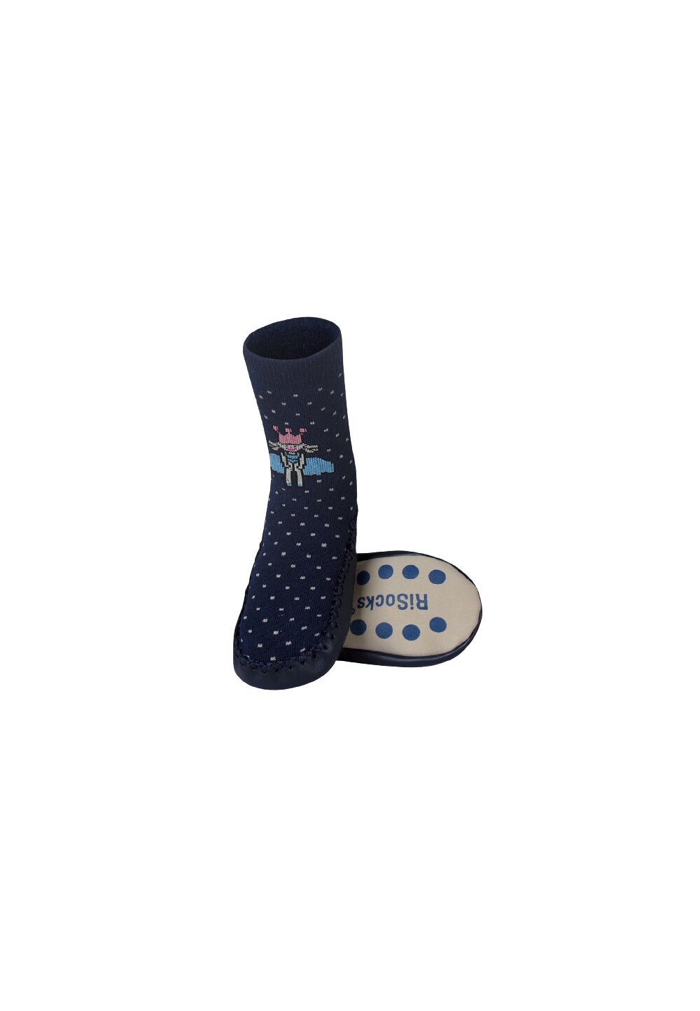 Mocasini, Printesa balerina, bleumarin