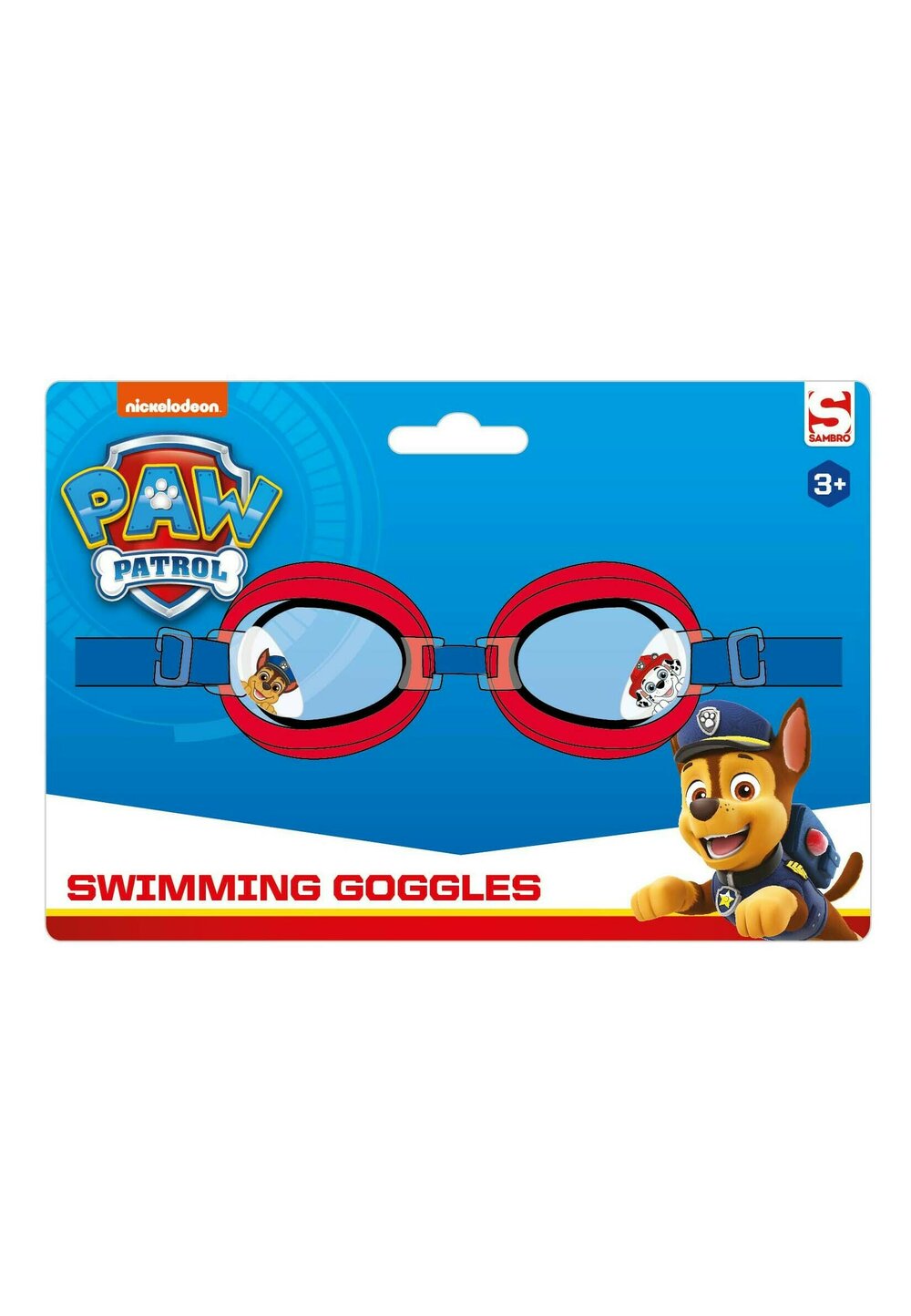 Ochelari de inot, Paw Patrol, rosii