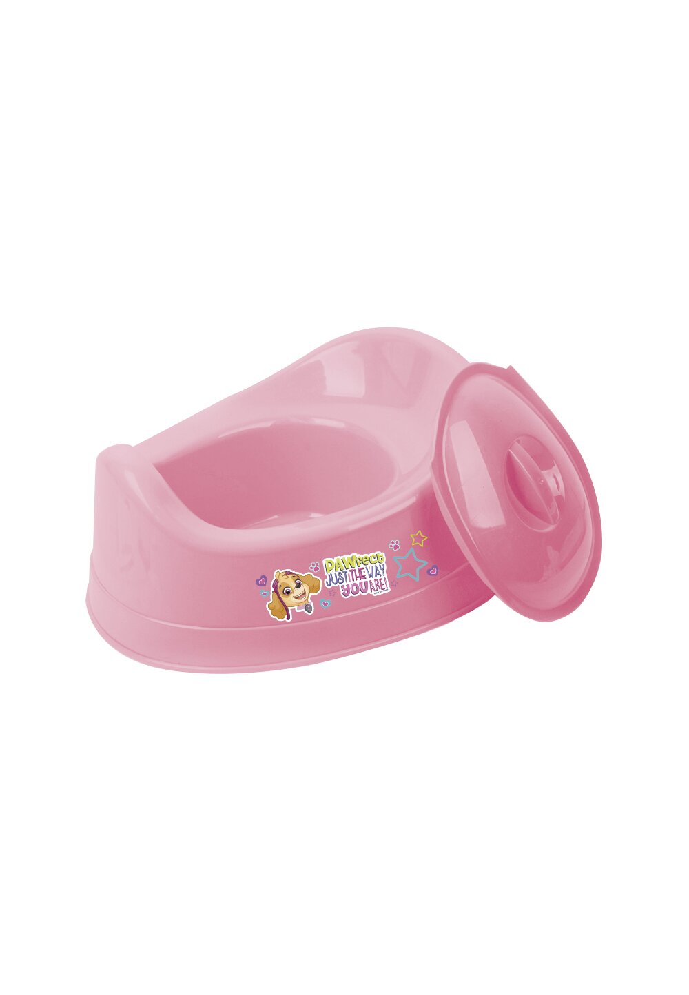 Olita cu capac din plastic, Paw Patrol, roz