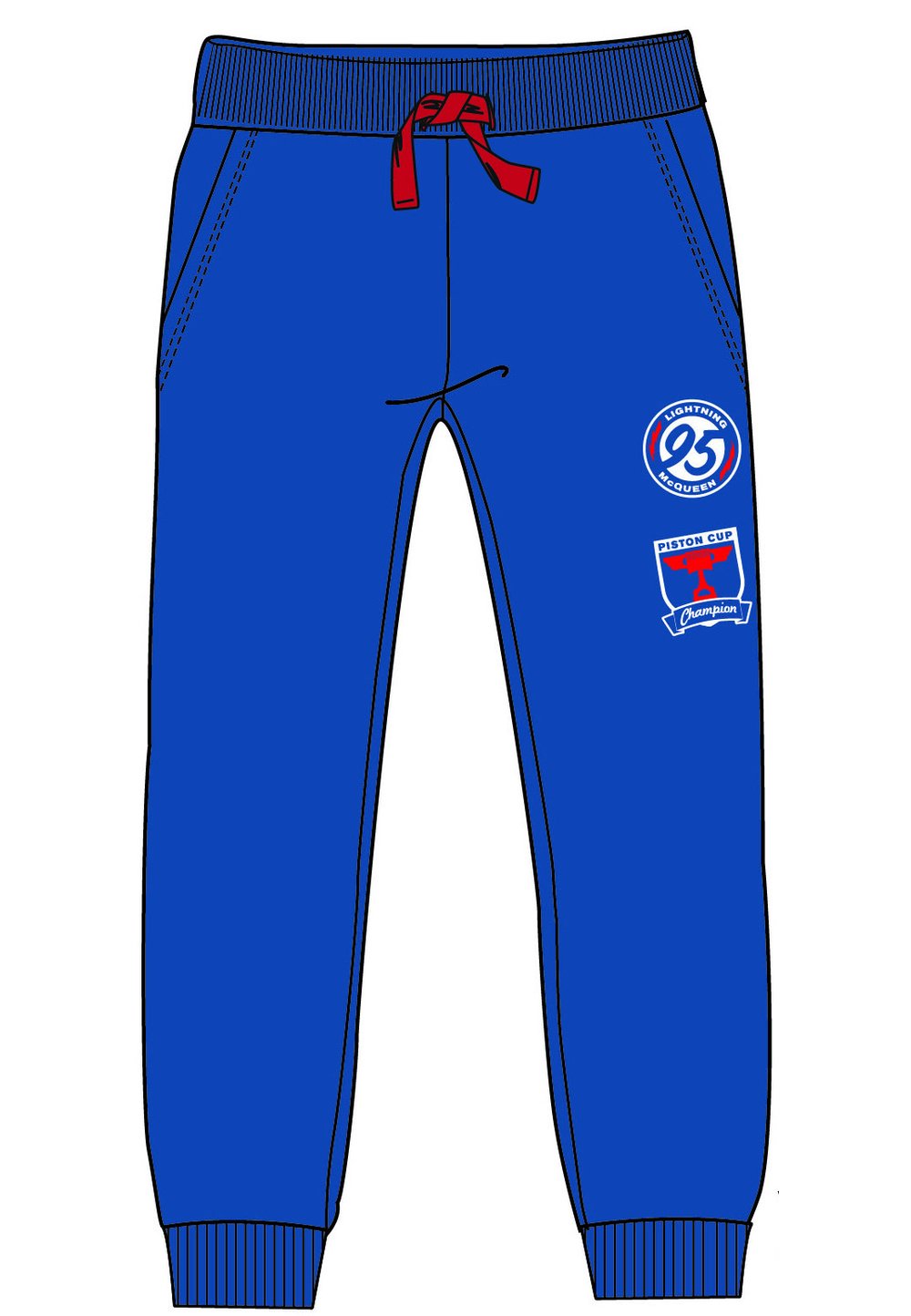 Pantalon de trening, Cars, Lightning, albastru