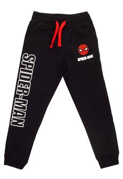 Pantaloni de trening, baieti, 58% bumbac, Spider Man, negru
