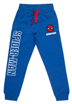 Pantaloni de trening, baieti, 62% bumbac, Spider Man, albastru