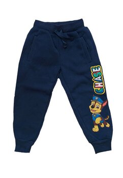 Pantaloni de trening, baieti, poliester, Chase, bleumarin