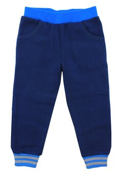 Pantaloni de trening, baieti, poliester, Eric, bleumarin