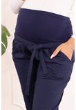 Pantaloni gravide, 95% bumbac, Lena, bleumarin