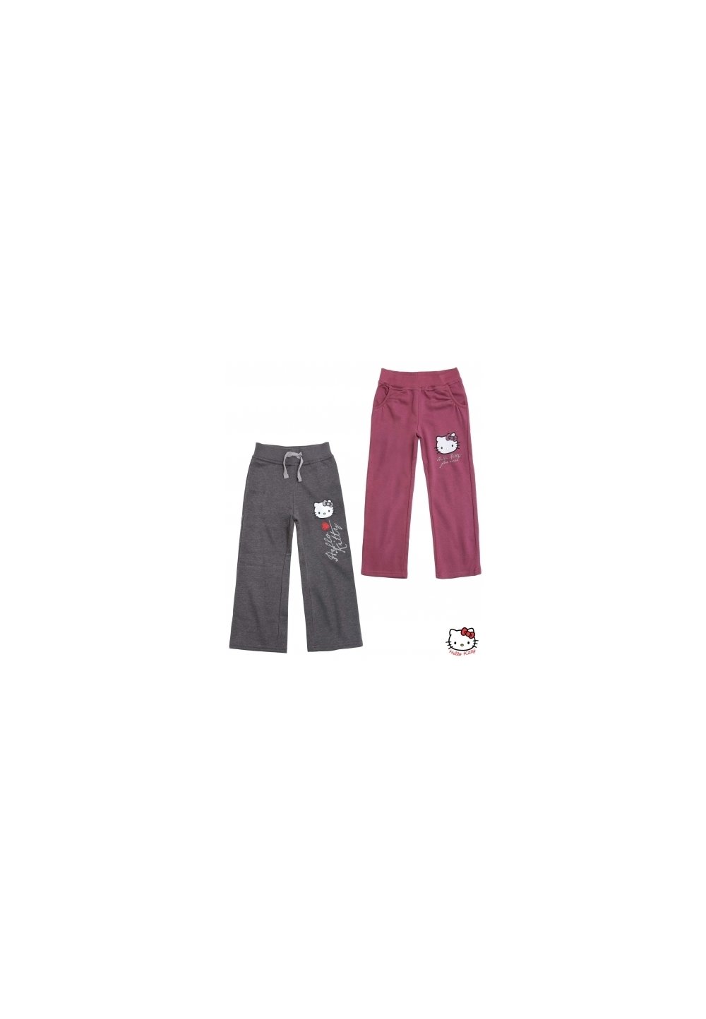 Pantaloni hello kitty gri