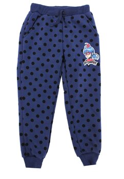 Pantaloni trening, Miraculous, Be strong, be brave, bleumarin cu buline