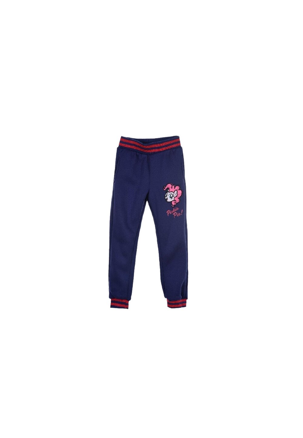 Pantaloni trening, Pinkie Pie!, mov cu broderie