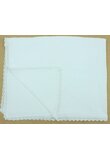 Paturica cu dantela, triplu strat de muselina, Anto, alb, 80 x 100 cm