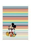 Paturica, Mickey Mouse, dungi multicolore, 75x100cm