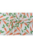Paturica muselina bumbac, The carrots, multicolor, 75x100 cm