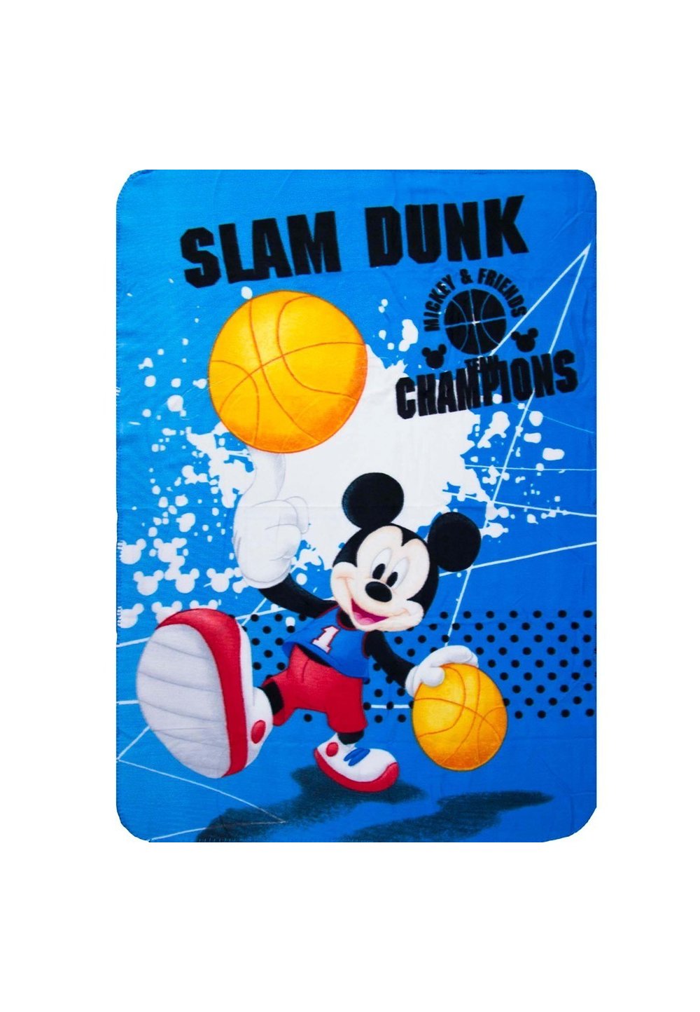 Paturica, polar, slam dunk, Mickey Mouse, 100 x 150 cm