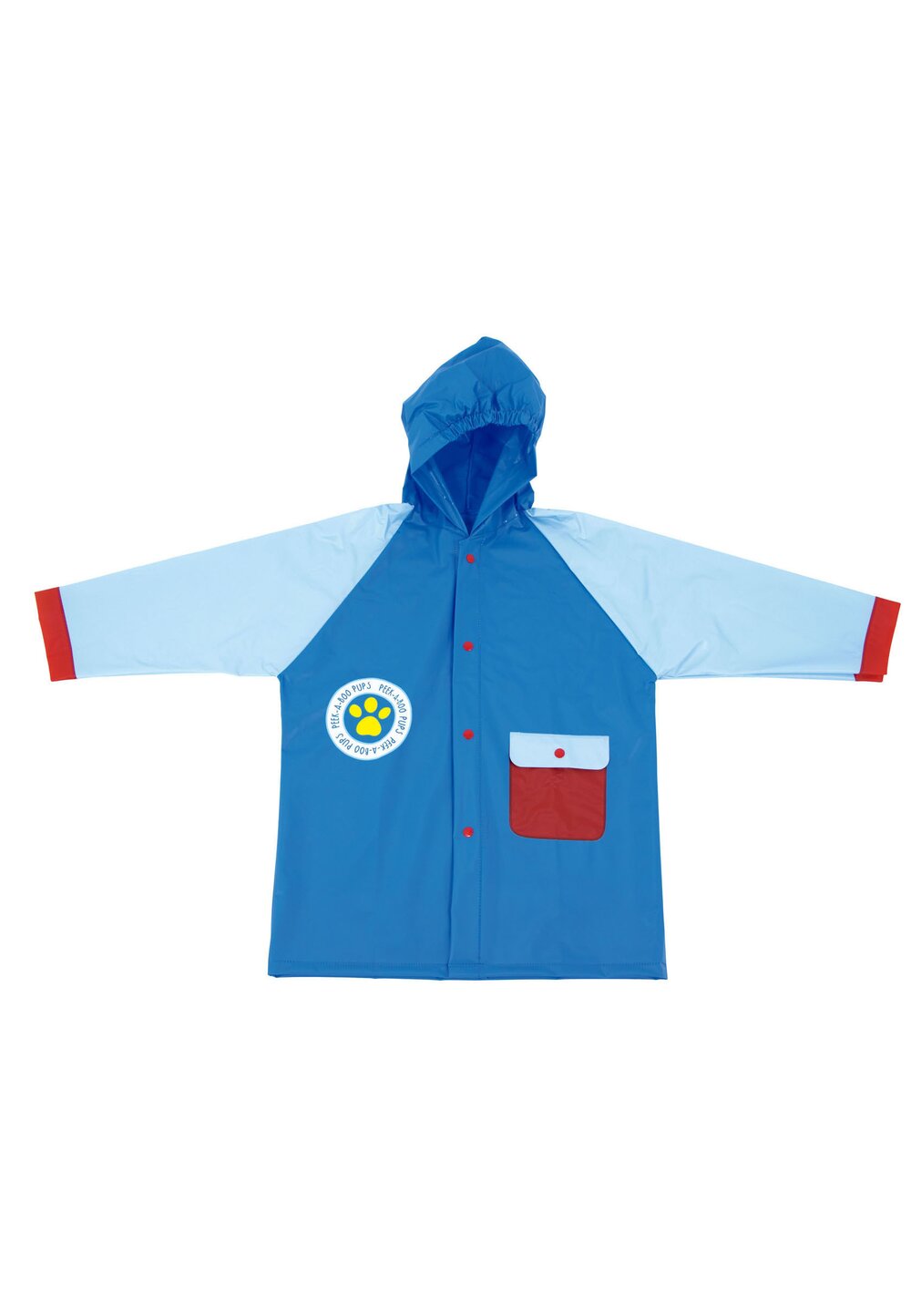 Pelerina de ploaie, PVC, cu imprimeu, Paw Patrol, albastra