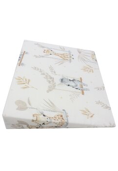 Perna antireflux, Animalute pe leagan, crem, 58x40 cm