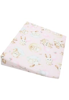 Perna antireflux, Caprioara Bambi si prietenii, 58x40 cm, roz