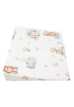 Perna antireflux, Urs cu baloane, 58x40 cm, alb