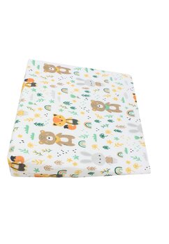 Perna antireflux, urs cu esarfa verde, 31x38 cm