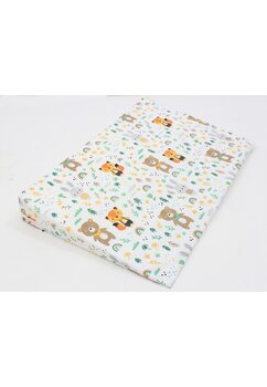 Perna antireflux, urs cu esarfa verde, 58x40 cm