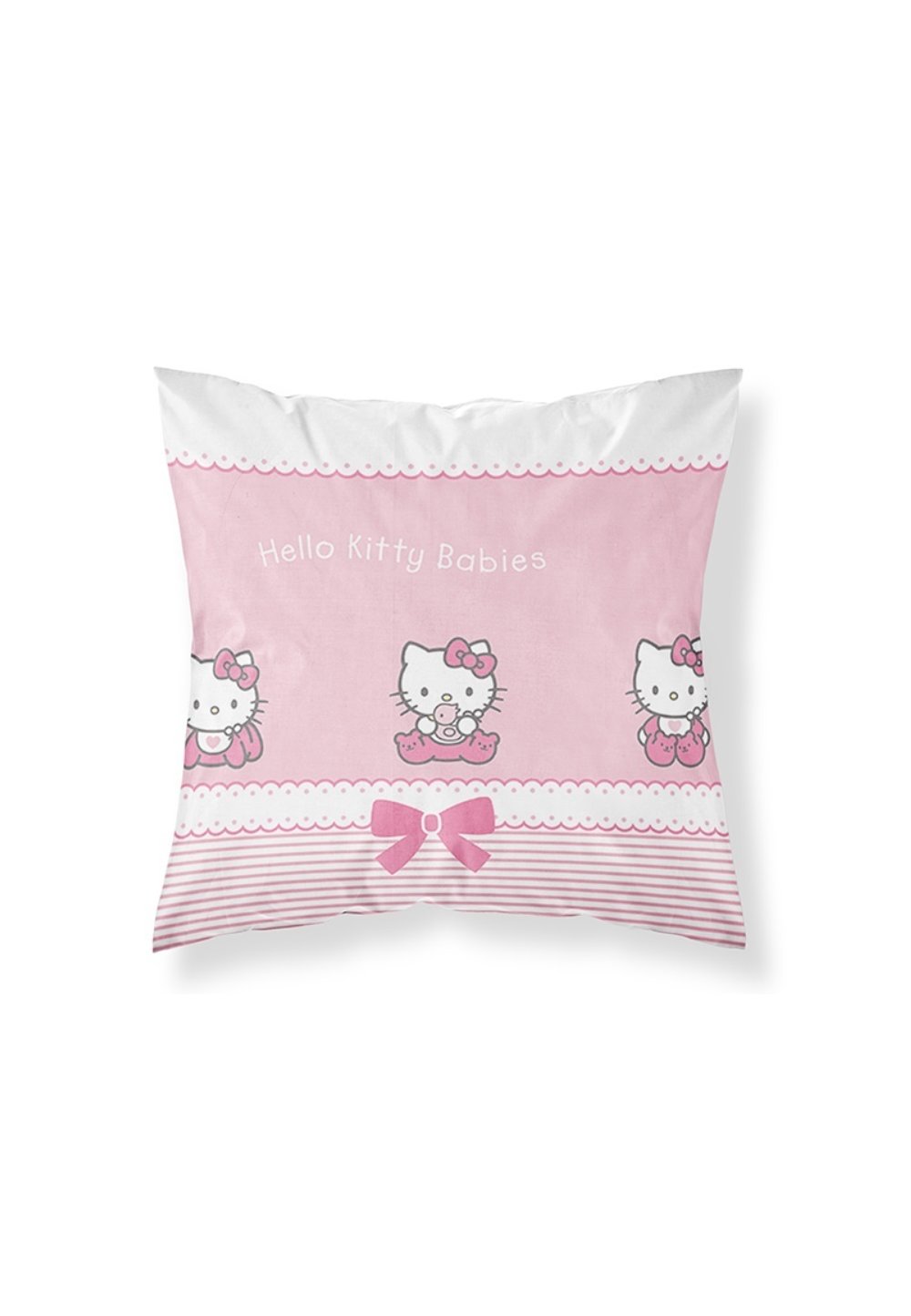 Perna, Hello Kitty babies, roz, 40x40cm