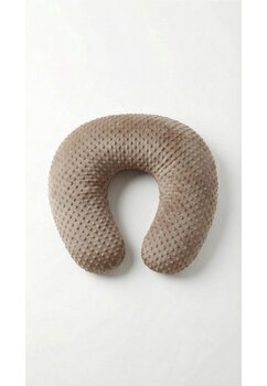 Perna pentru alaptat, cu husa detasabila, minky, maro