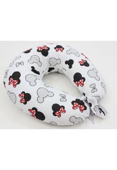 Perna pentru alaptat, fundite rosii, cu husa detasabila, multicolor