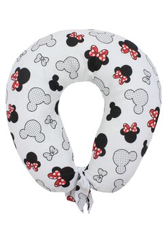 Perna pentru alaptat, fundite rosii, cu husa detasabila, multicolor